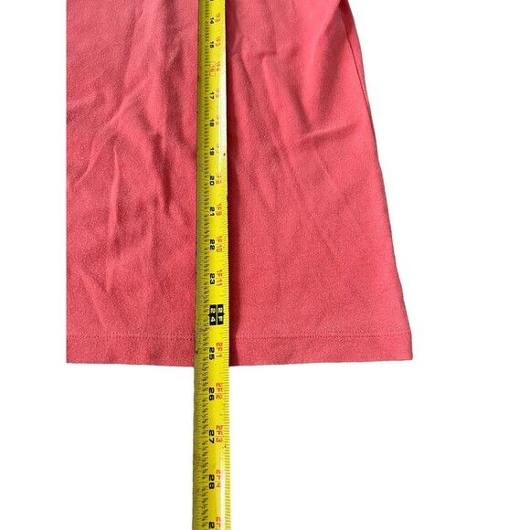 Talbots Womens Tshirt Pink Size 1X Plus Short Sleeve Square Neck Minimalist Tee - Picture 6 of 7